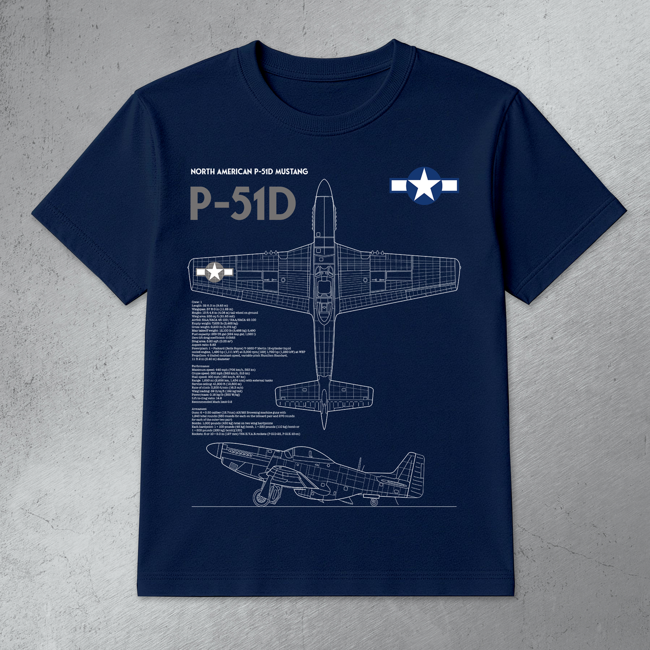 P-51D Mustang - T-shirt