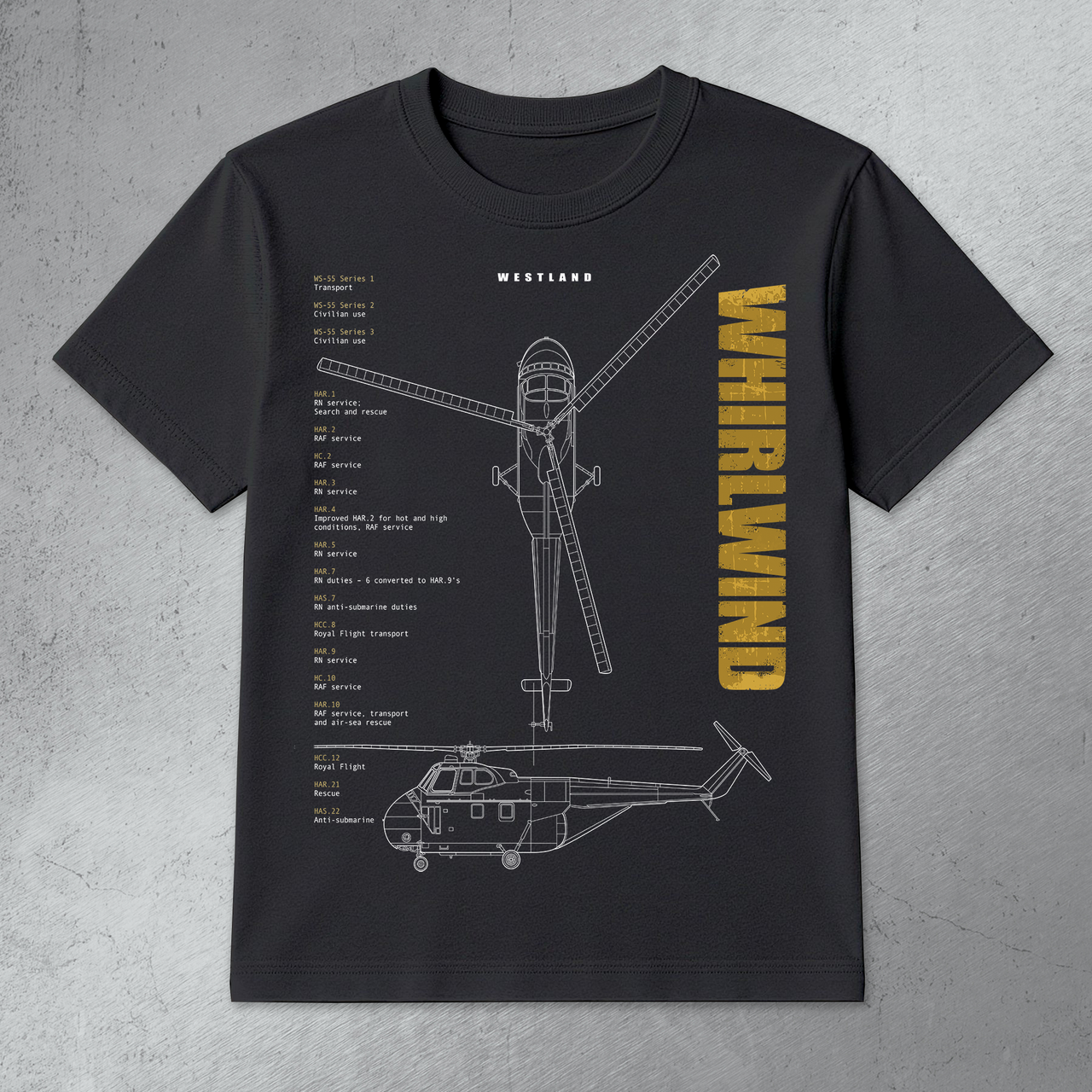 Whirlwind Helicopter - T-shirt