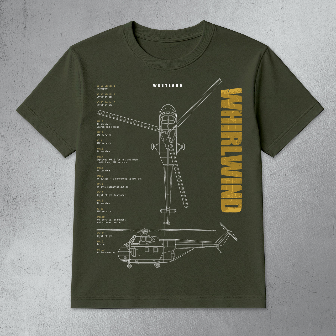 Whirlwind Helicopter - T-shirt