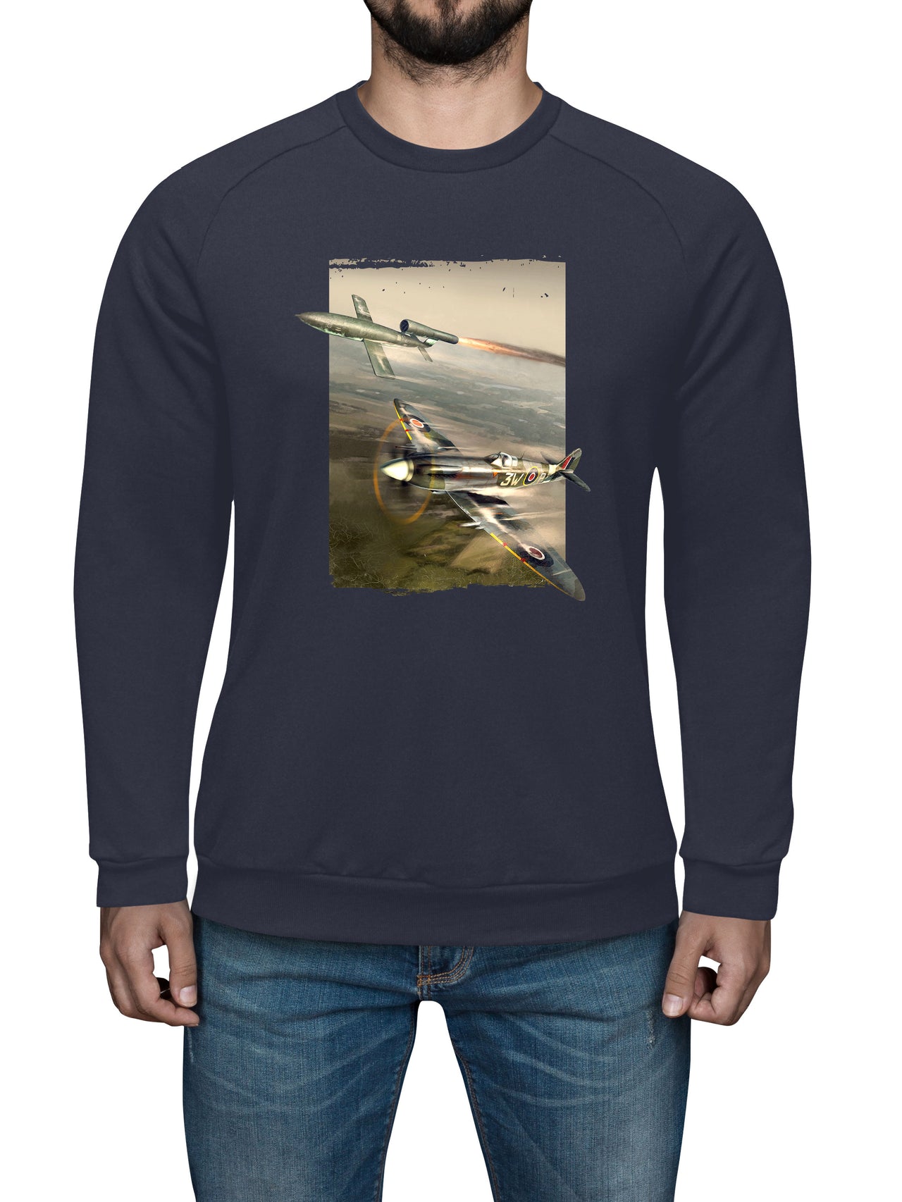 Spitfire and V1 Doodlebug - Sweat Shirt