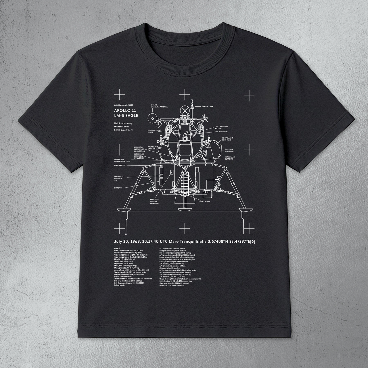 Apollo 11 Lunar Module - T-shirt