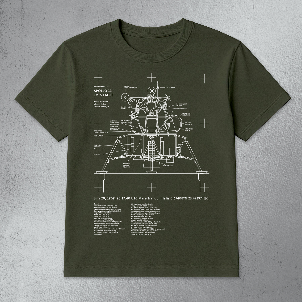 Apollo 11 Lunar Module - T-shirt