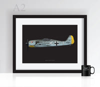 Thumbnail for Focke Wulf Fw 190A-3 - Poster