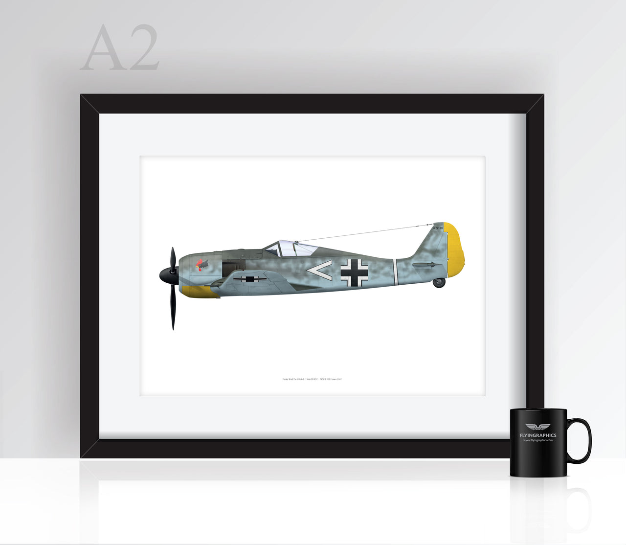 Focke Wulf Fw 190A-3 - Poster