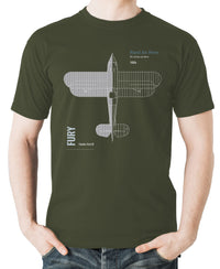 Thumbnail for Hawker Fury - T-shirt
