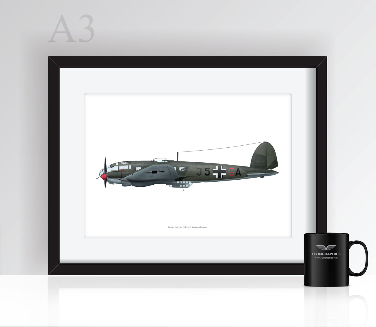 Heinkel He111 KG4 - Poster