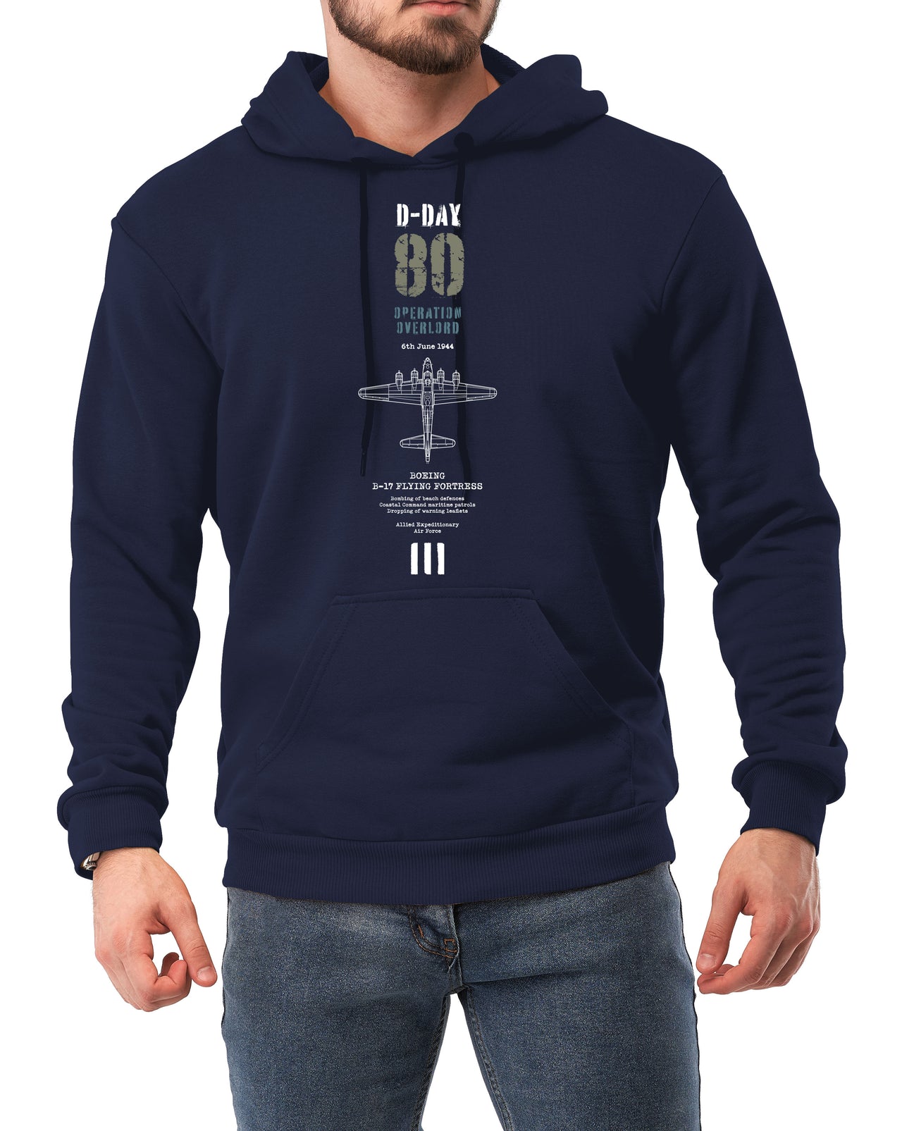 D-Day B-17 Flying Fortress - Hoodie