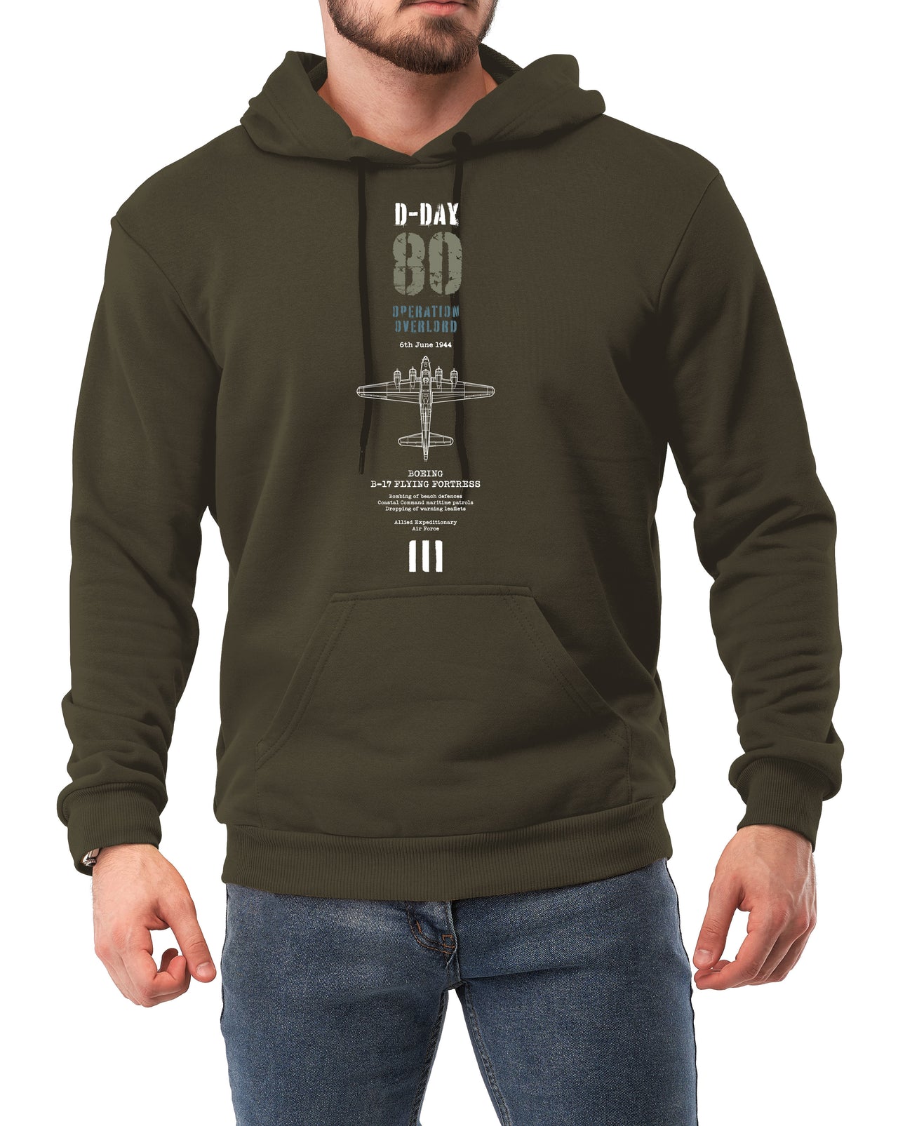 D-Day B-17 Flying Fortress - Hoodie