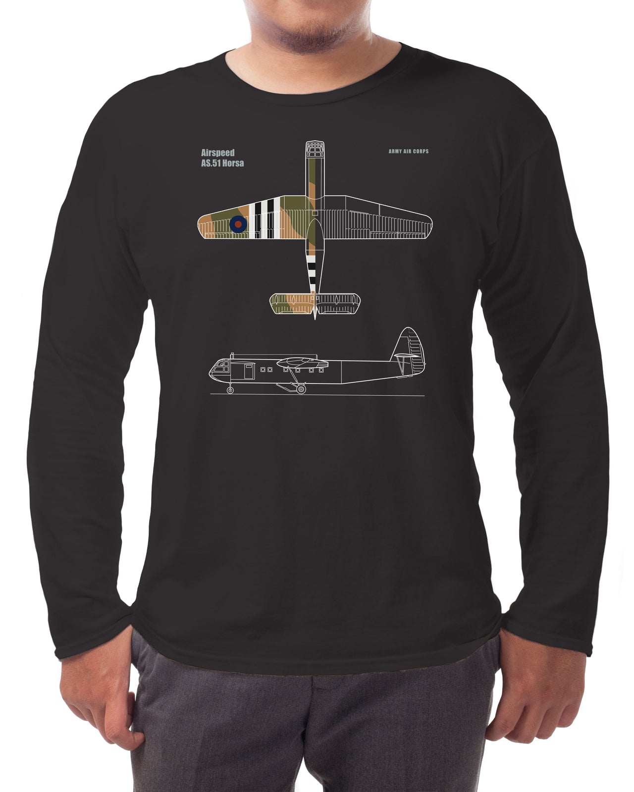 Horsa Glider - Long-sleeve T-shirt