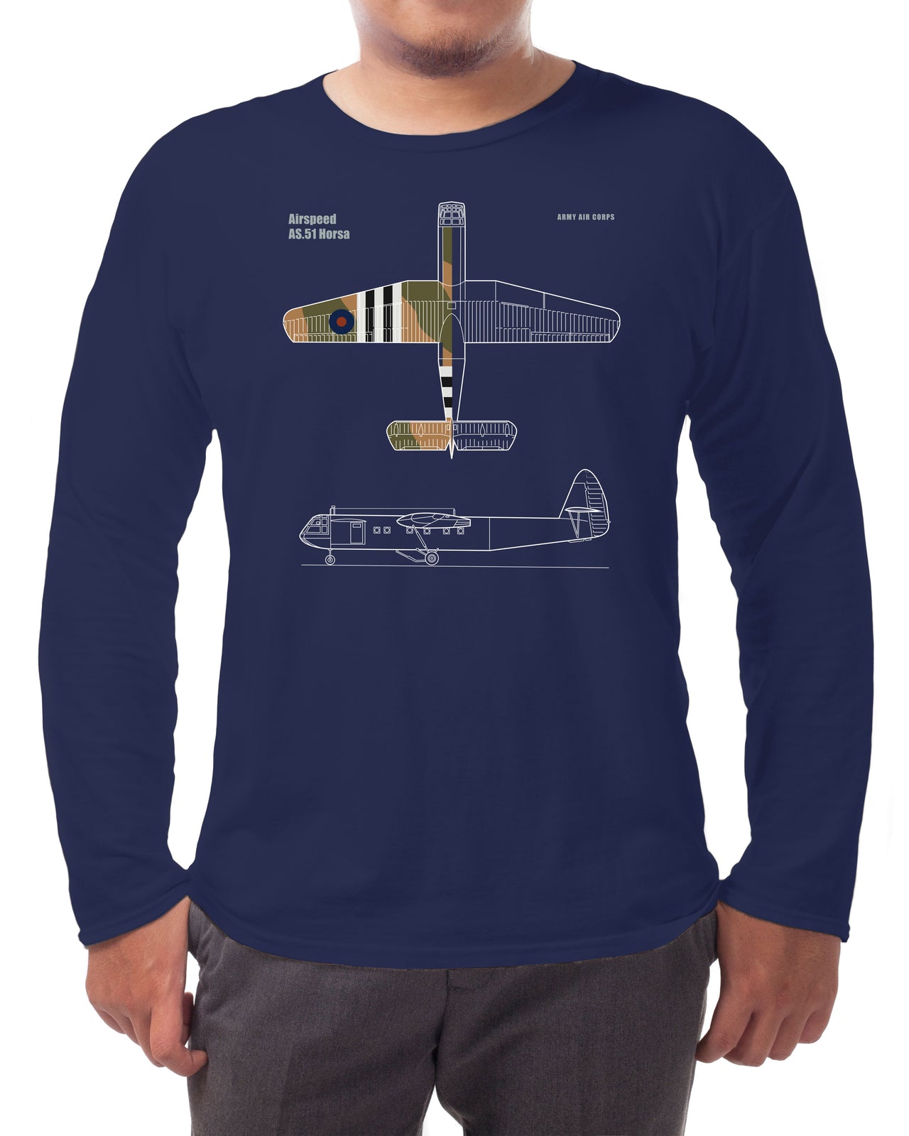 Horsa Glider - Long-sleeve T-shirt