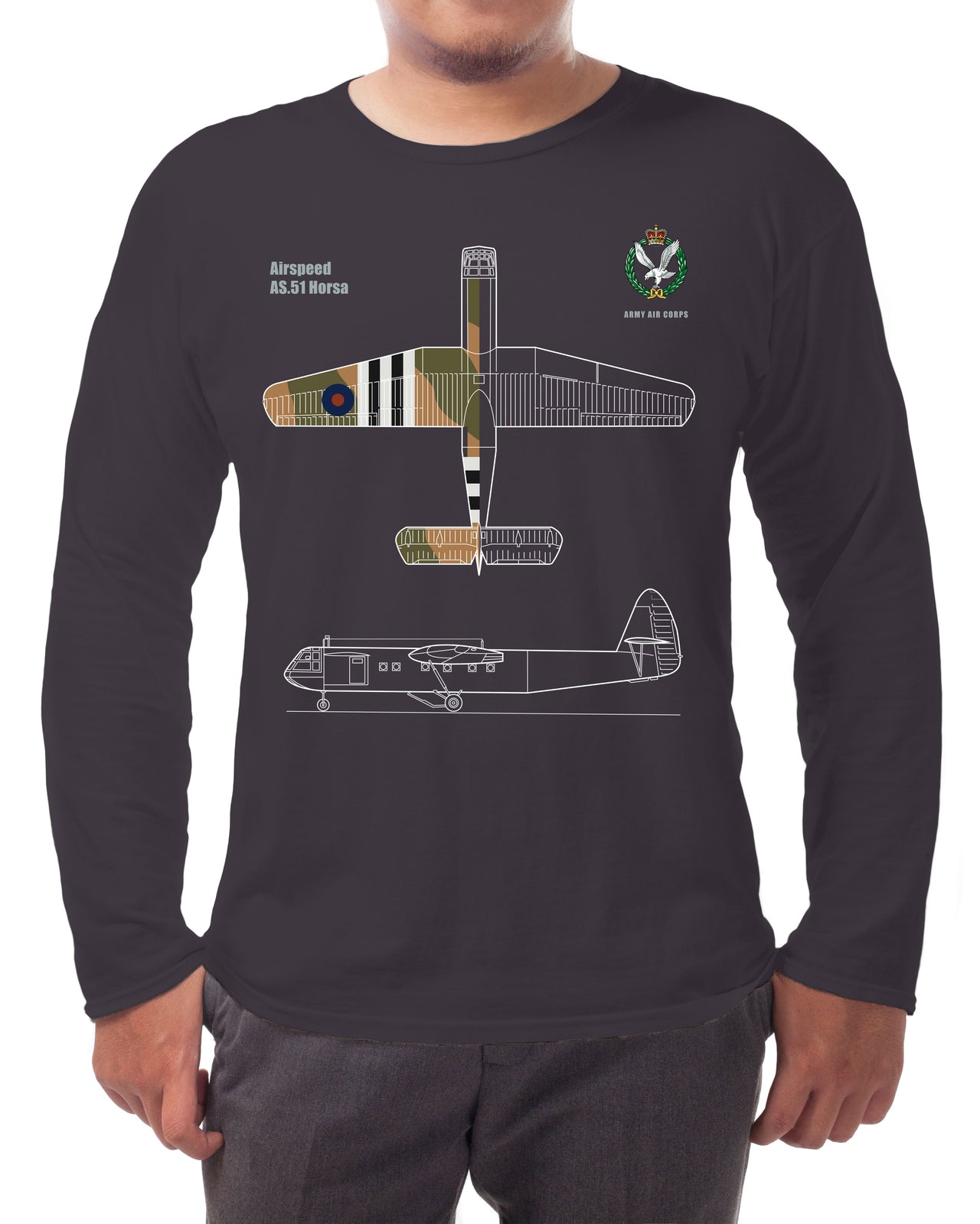 Horsa Glider - Long-sleeve T-shirt