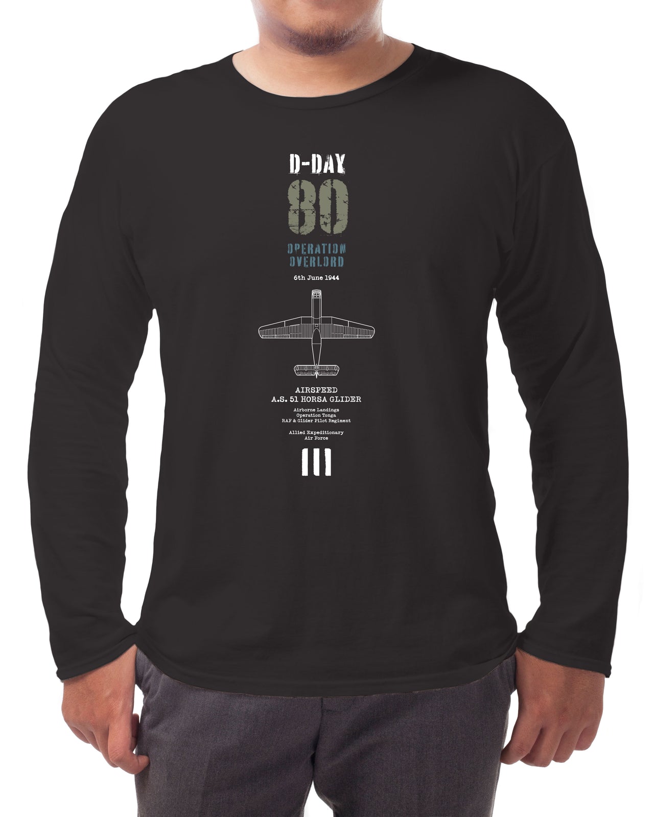 D-Day Horsa - Long-sleeve T-shirt