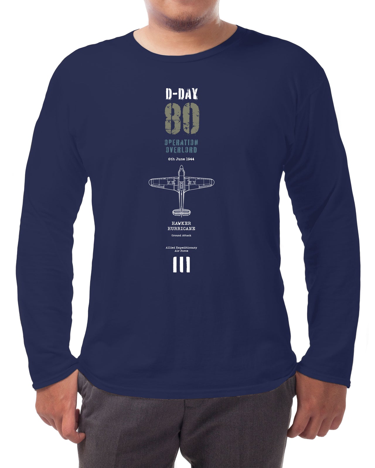 D-Day Hurricane - Long-sleeve T-shirt