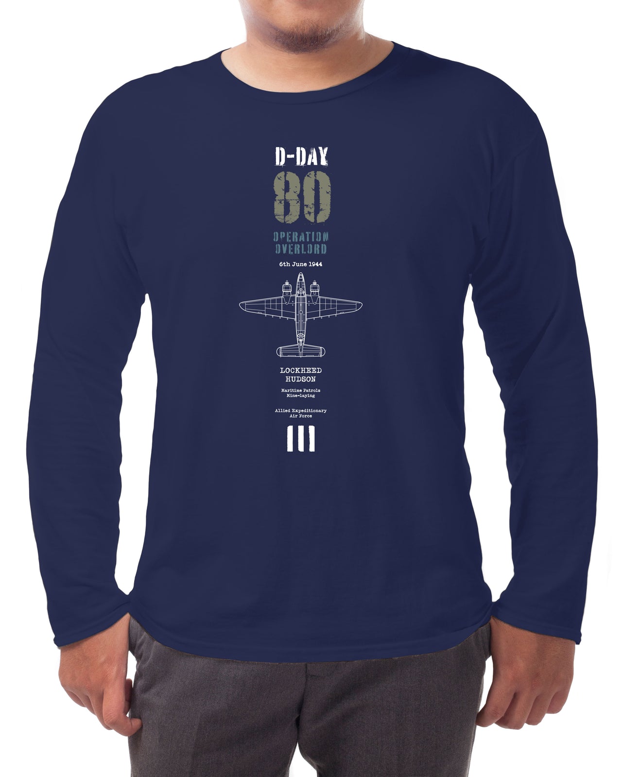 D-Day Hudson - Long-sleeve T-shirt