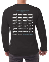 Thumbnail for D-Day B-24 Liberator - Long-sleeve T-shirt
