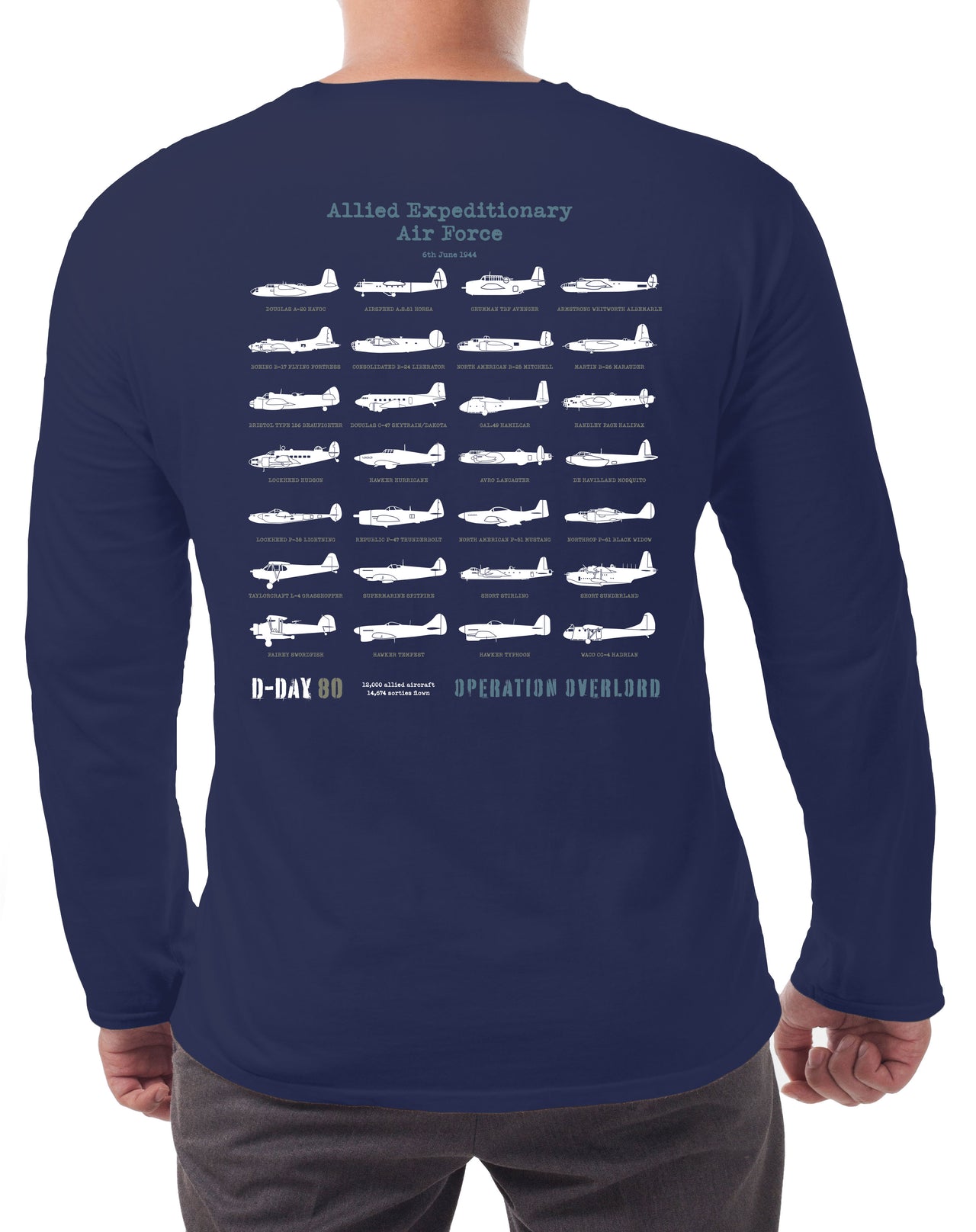 D-Day C-47 Skytrain - Long-sleeve T-shirt