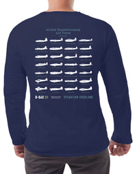 Thumbnail for D-Day P-38 Lightning - Long-sleeve T-shirt