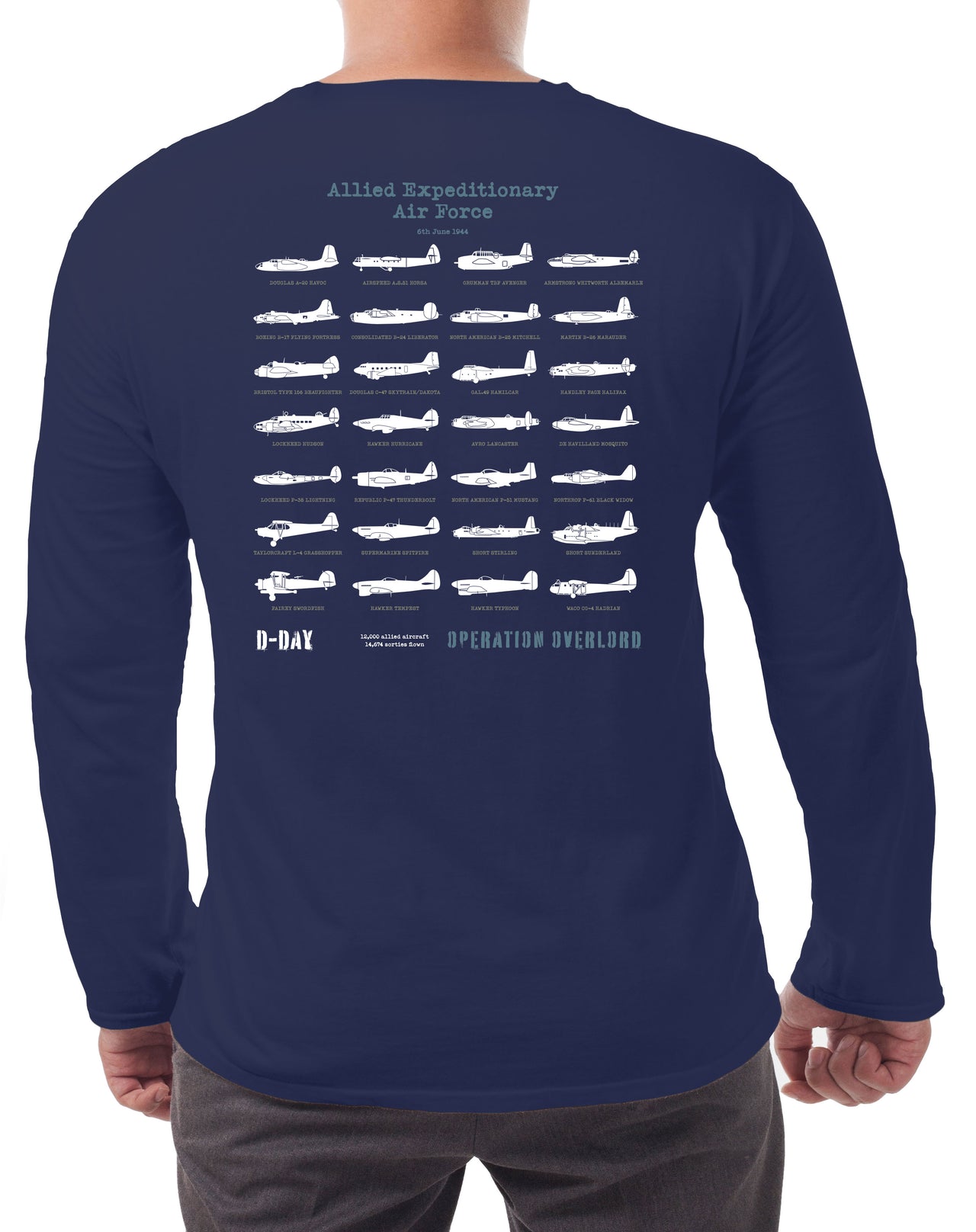D-Day B-26 Marauder - Long-sleeve T-shirt