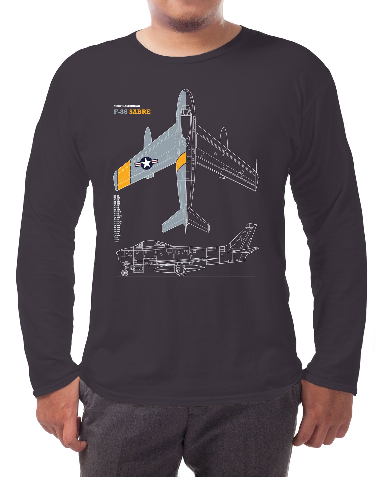 F-86 Sabre - Long-sleeve T-shirt