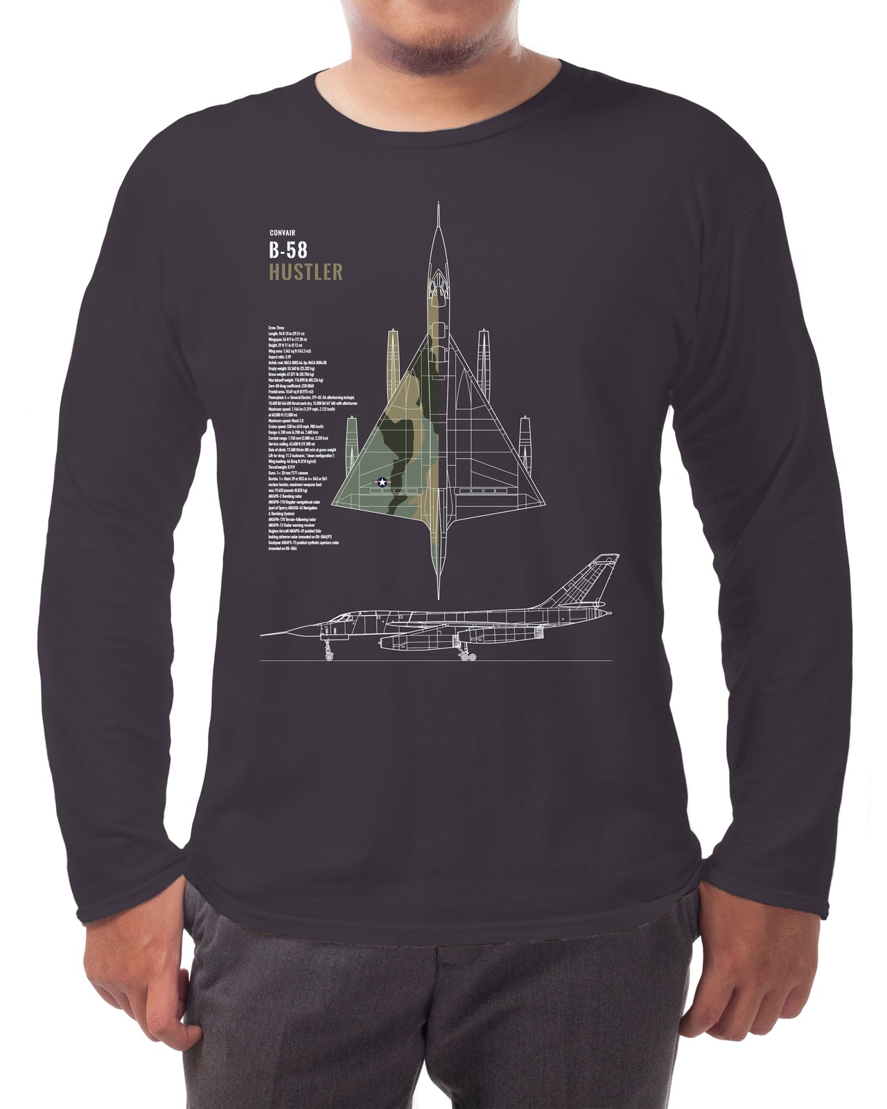 B-58 Hustler - Long-sleeve T-shirt