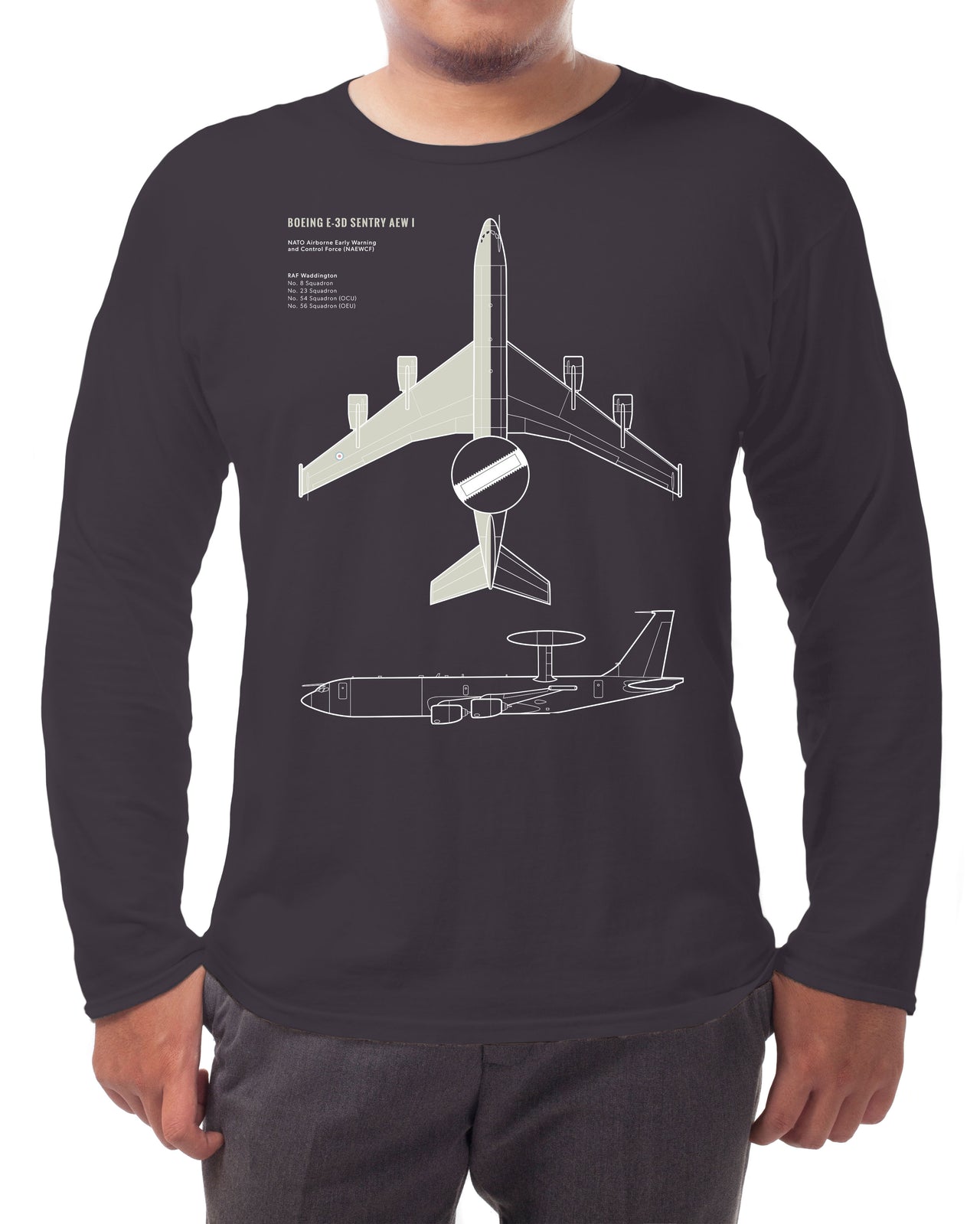 E-3D Sentry - Long-sleeve T-shirt