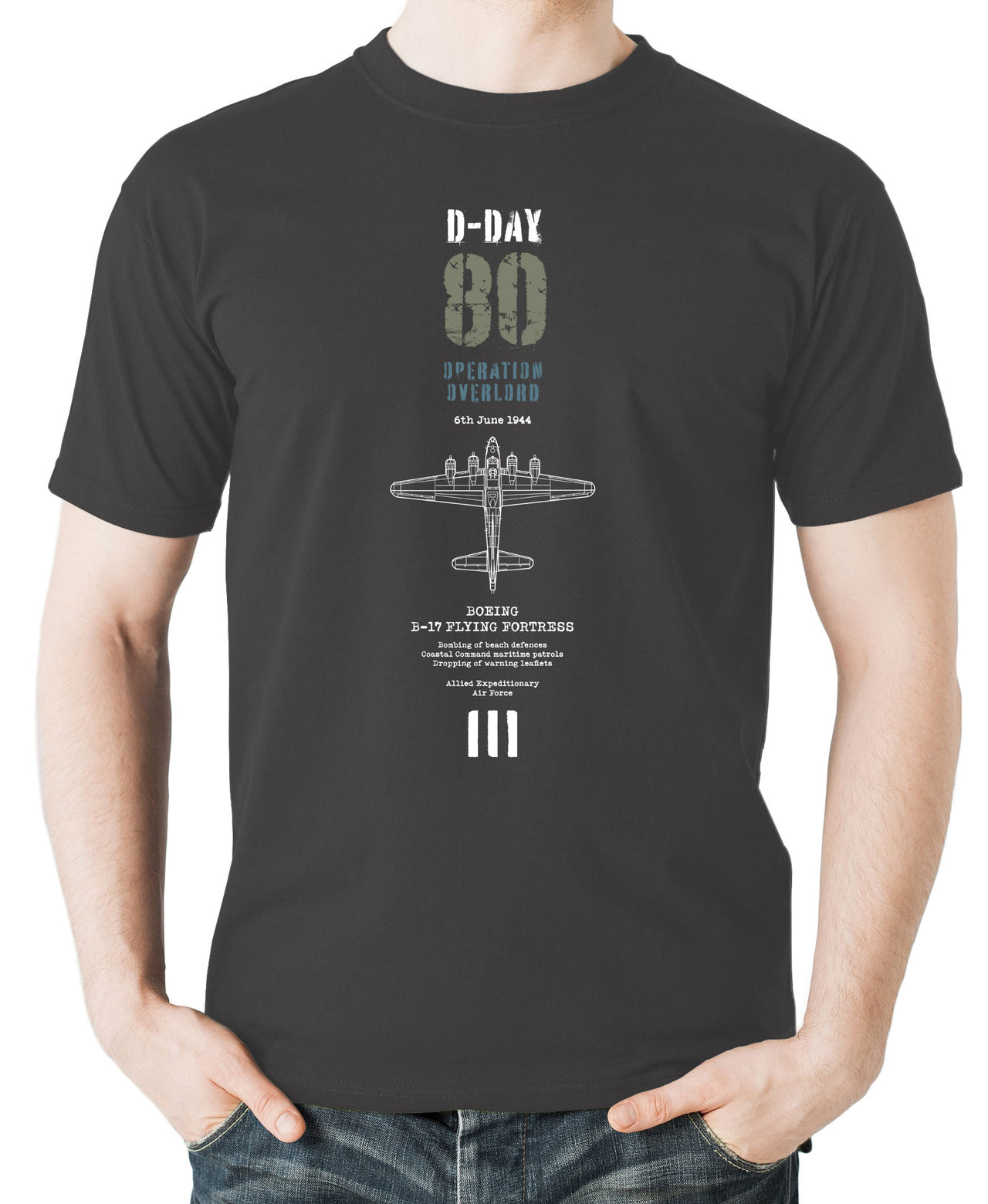 D-Day B-17 Flying Fortress - T-shirt