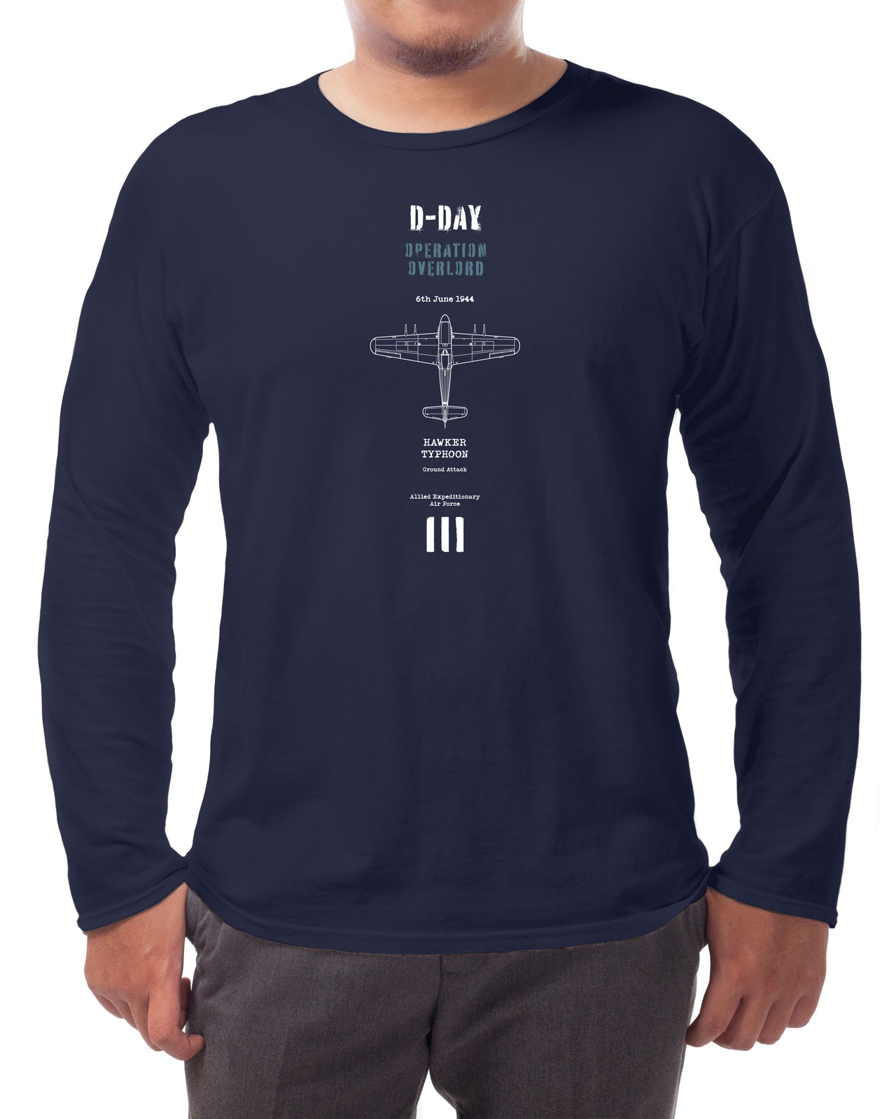 D-Day Typhoon - Long-sleeve T-shirt