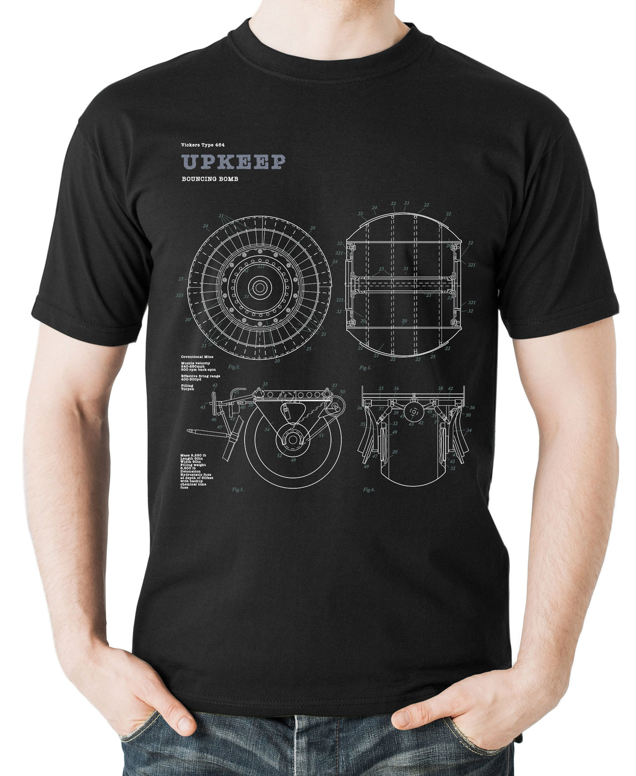 Upkeep Bouncing Bomb - T-shirt