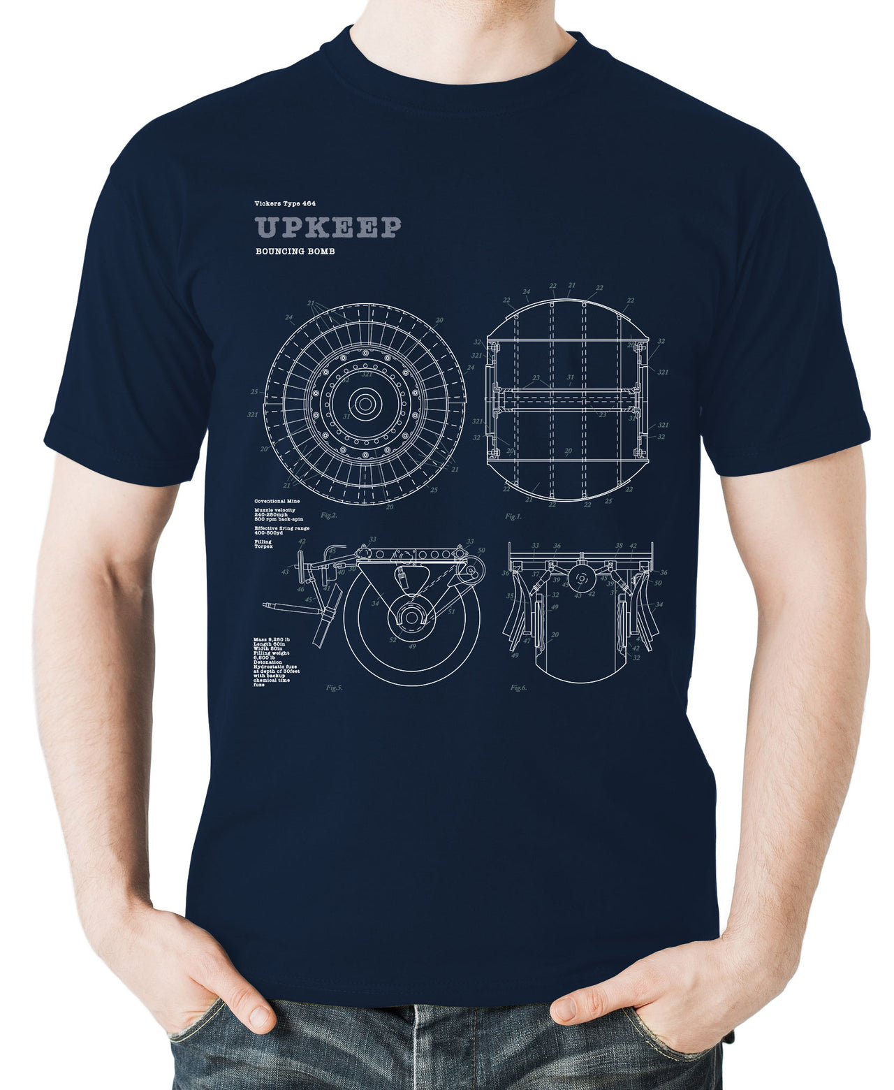 Upkeep Bouncing Bomb - T-shirt