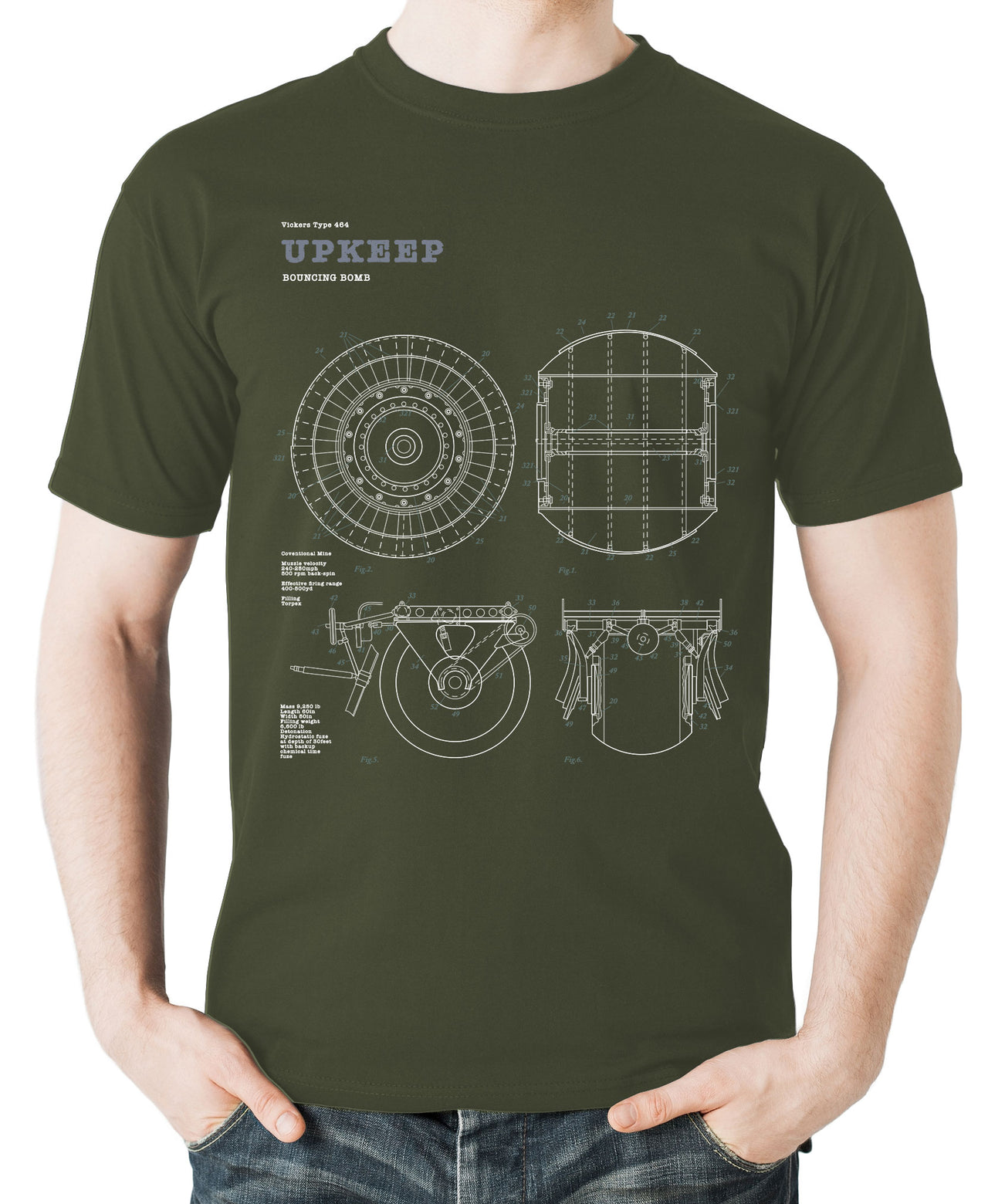 Upkeep Bouncing Bomb - T-shirt