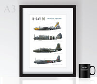 Thumbnail for D-Day Medium Bomber Profiles - Poster