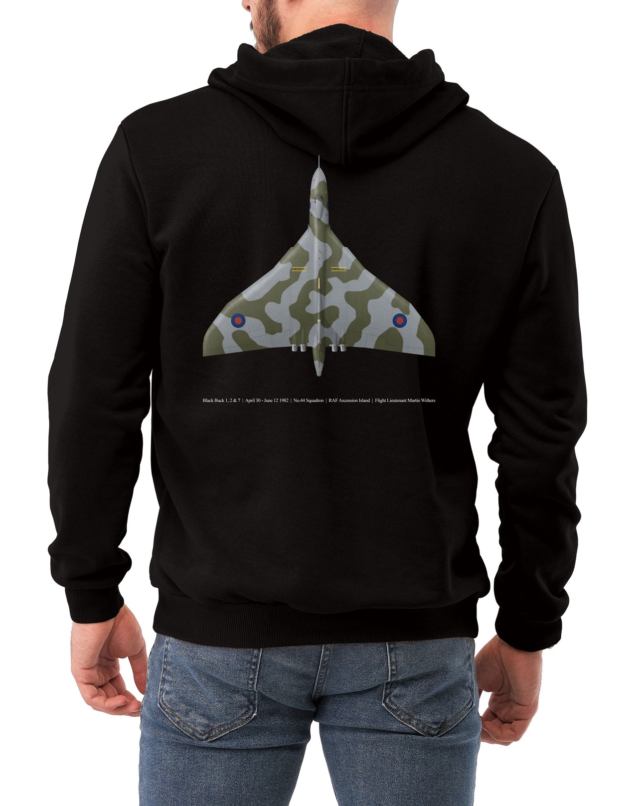 Vulcan XM607 - Hoodie front & back