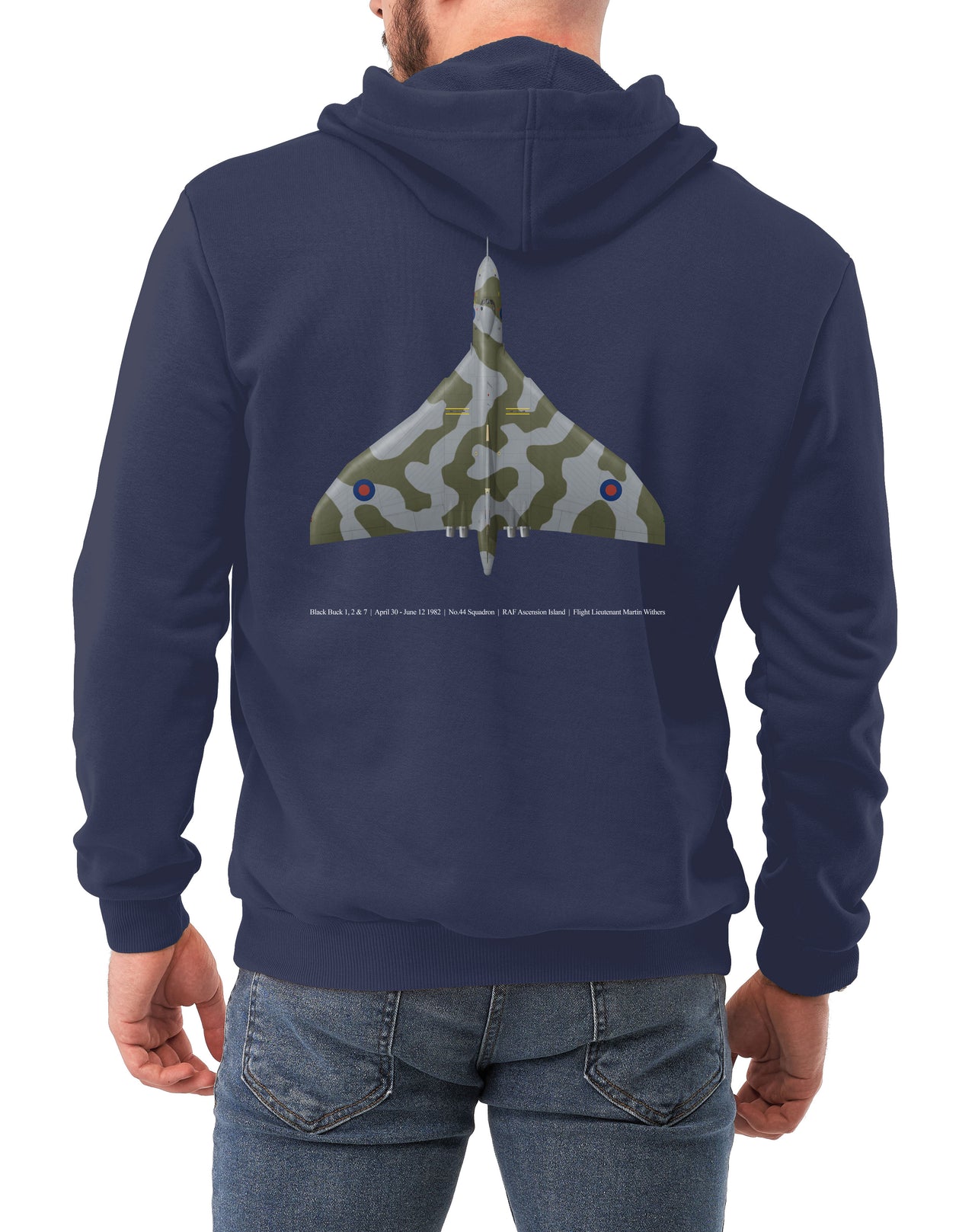 Vulcan XM607 - Hoodie front & back