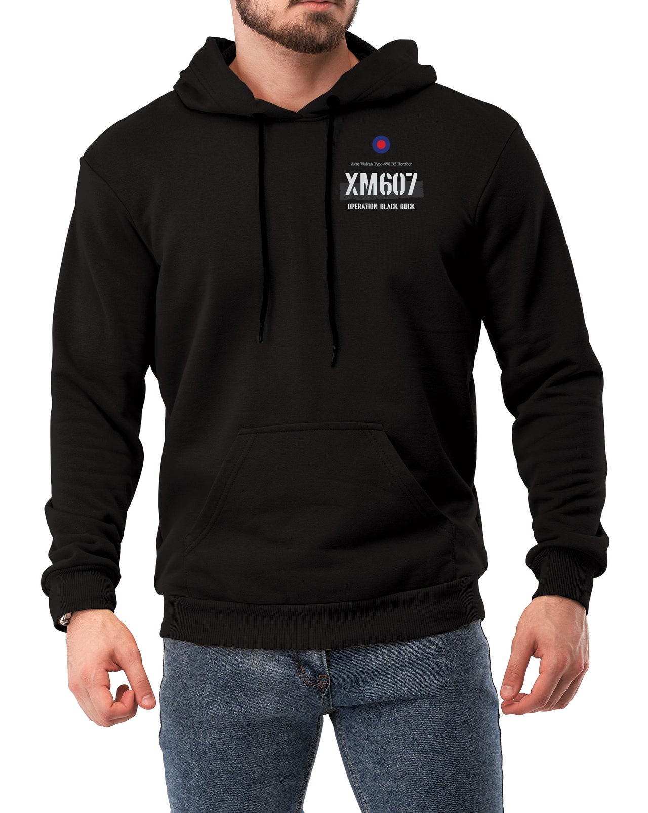 Vulcan XM607 - Hoodie front & back
