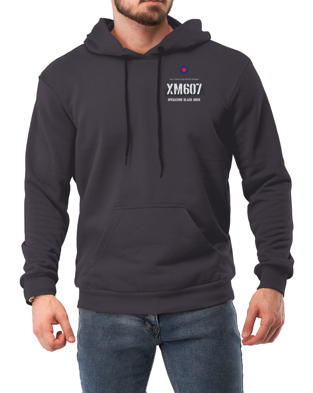 Vulcan XM607 - Hoodie front & back