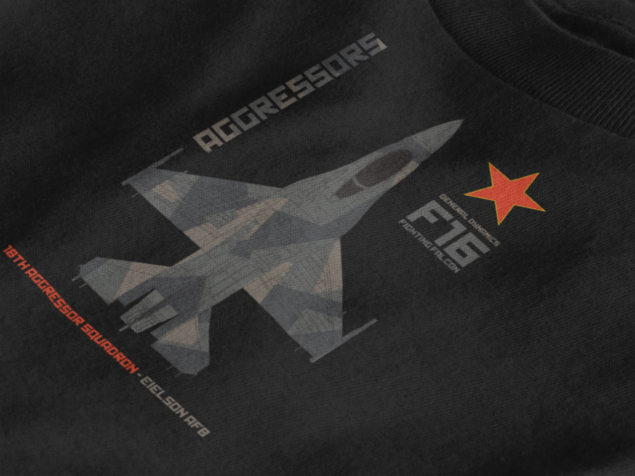 Aggressor F-16 Fighting Falcon - T-shirt