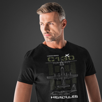Thumbnail for Lockheed C-130 Hercules - Tshirt