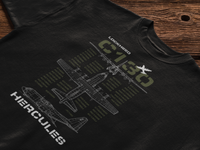 Thumbnail for Lockheed C-130 Hercules - Tshirt