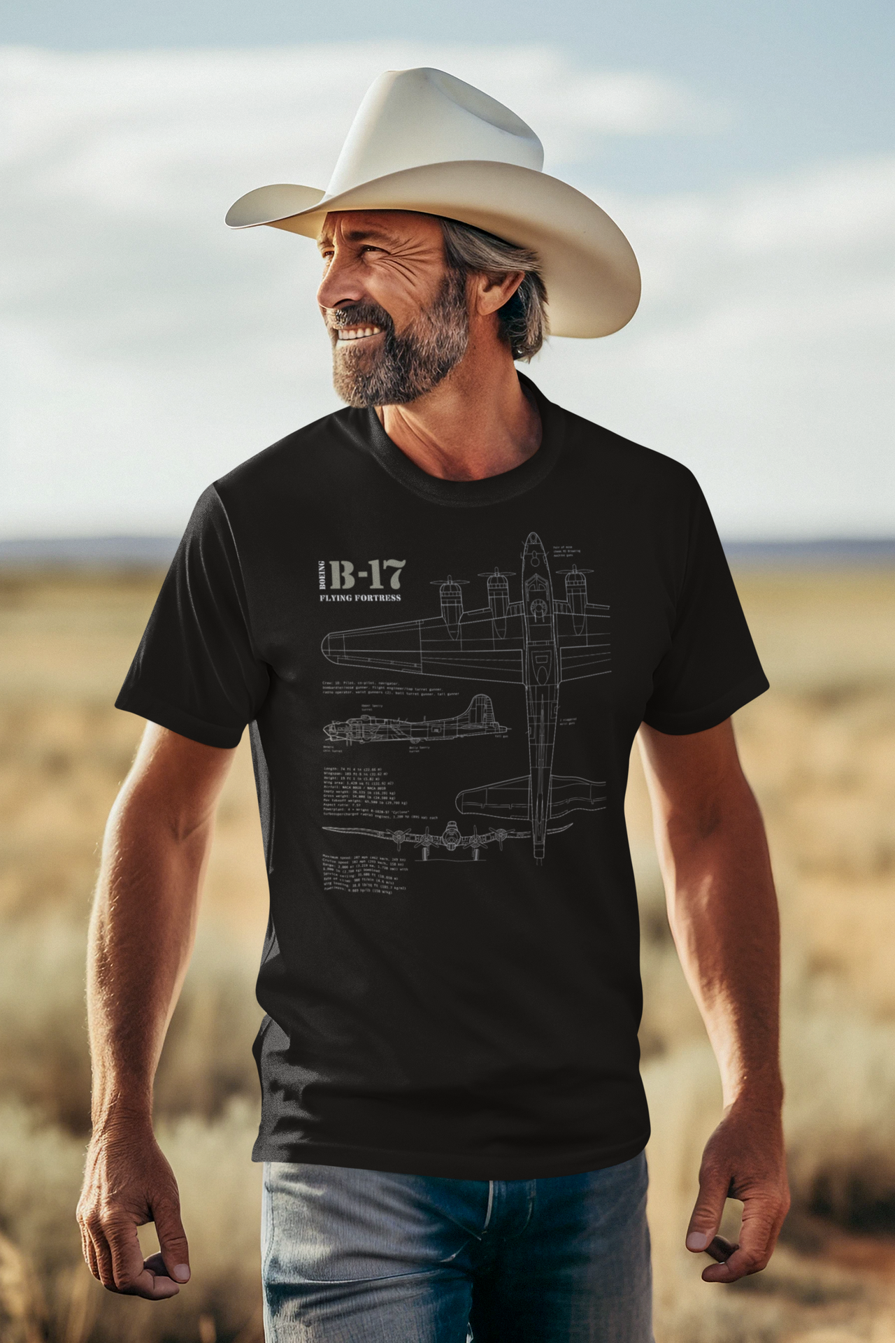 B-17 Flying Fortress - T-shirt