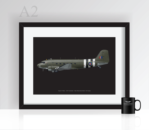 BBMF C-47 Dakota - Poster