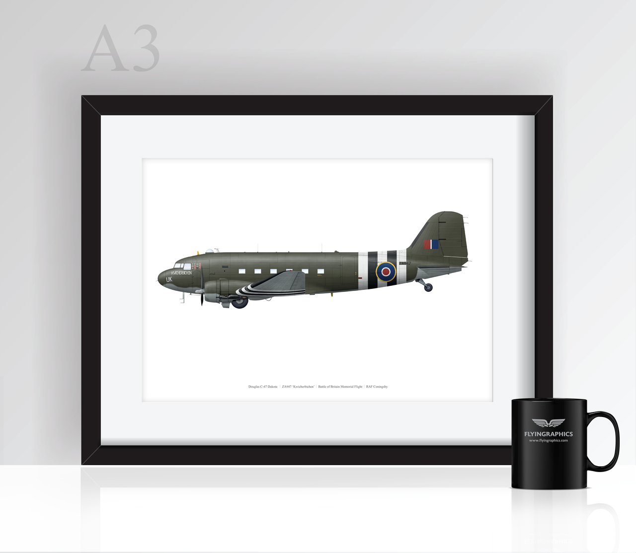 BBMF C-47 Dakota - Poster