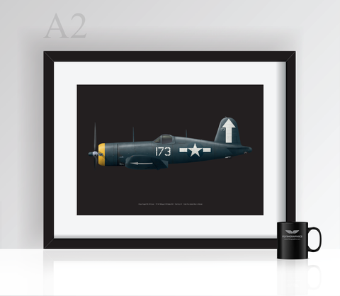 F4U Corsair - Poster