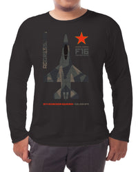 Thumbnail for Aggressor F-16 Fighting Falcon - Long-sleeve T-shirt