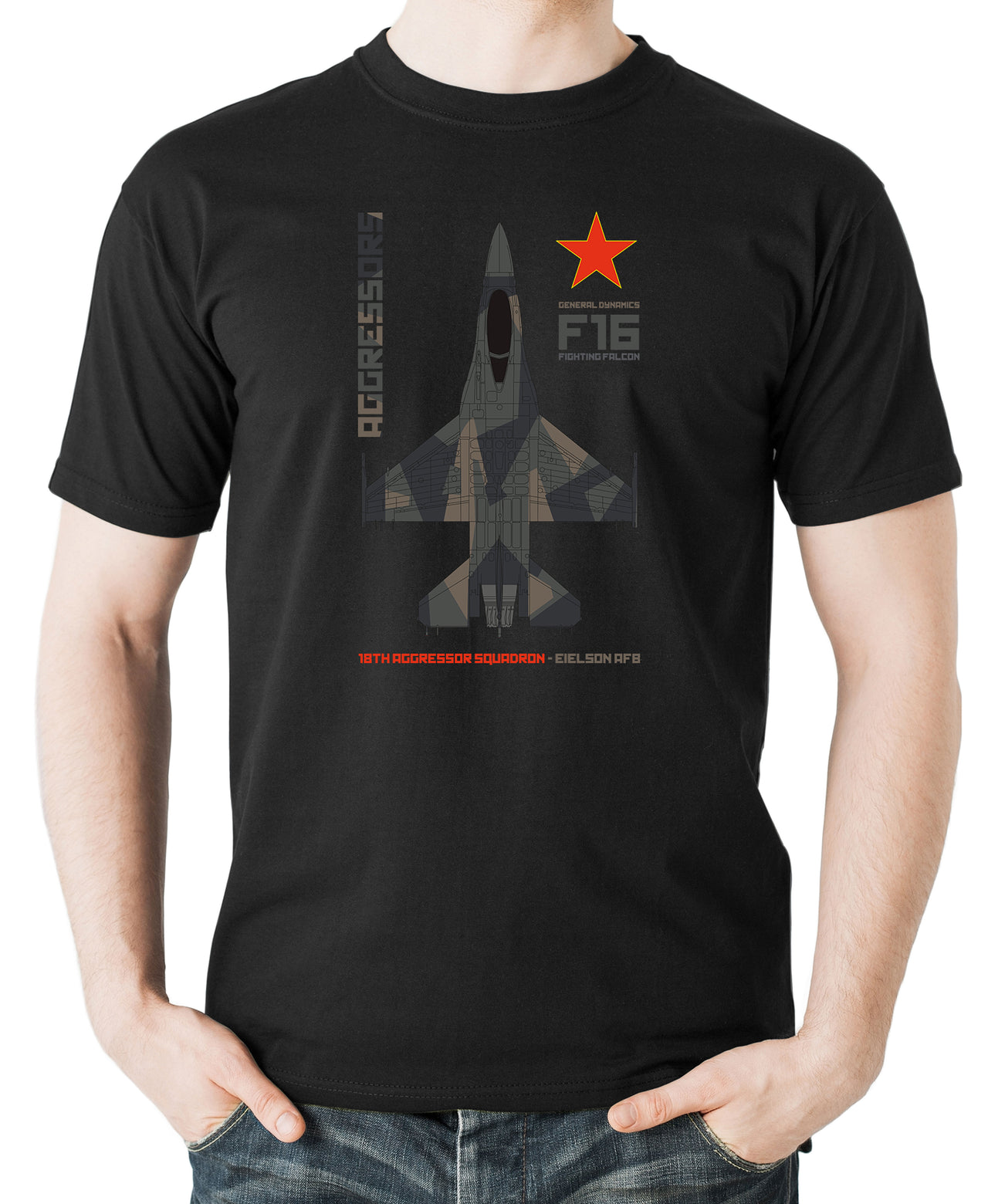 Aggressor F-16 Fighting Falcon - T-shirt