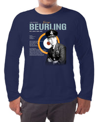Thumbnail for George Beurling - Long-sleeve T-shirt