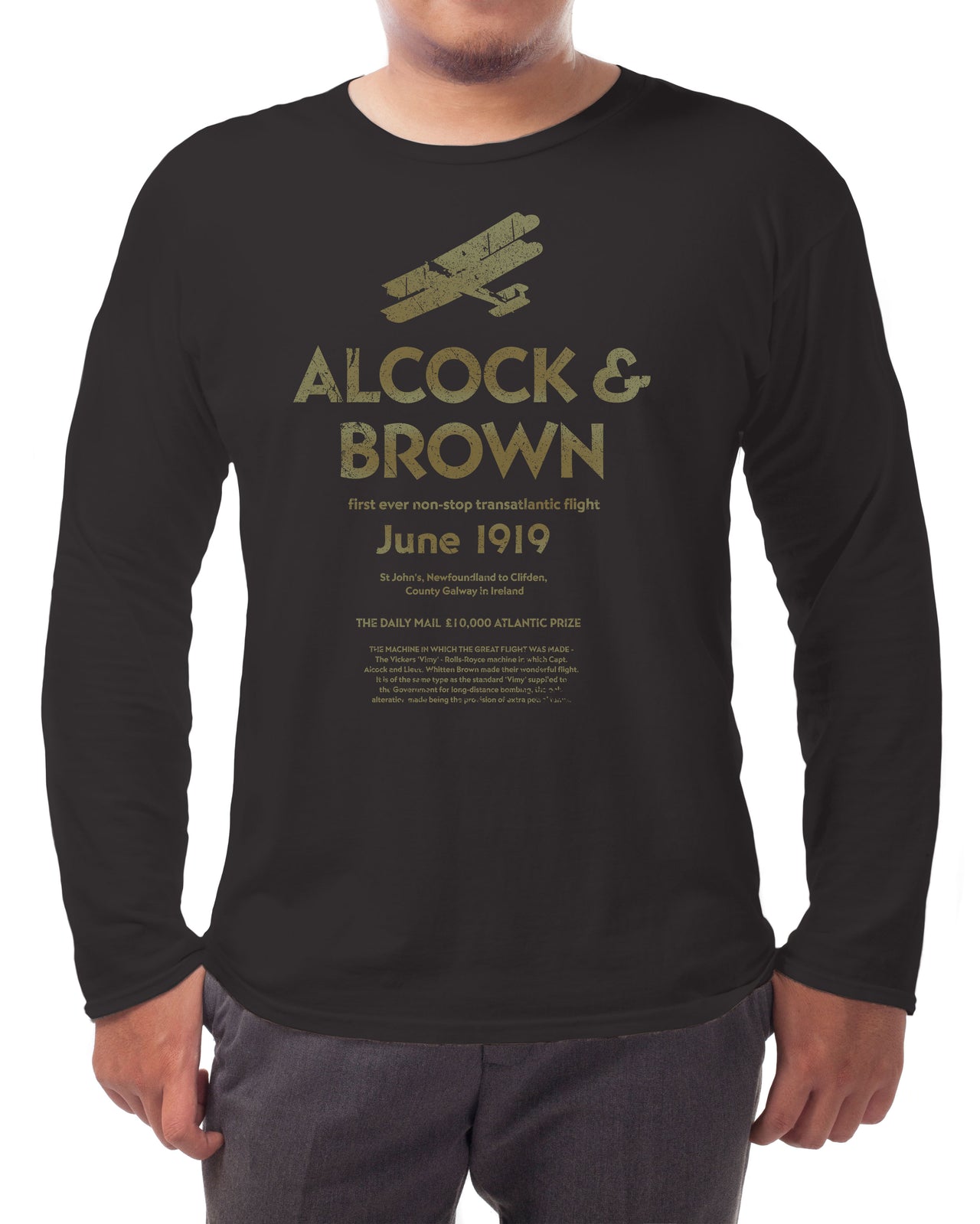 Alcock and Brown - Long-sleeve T-shirt