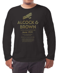 Thumbnail for Alcock and Brown - Long-sleeve T-shirt
