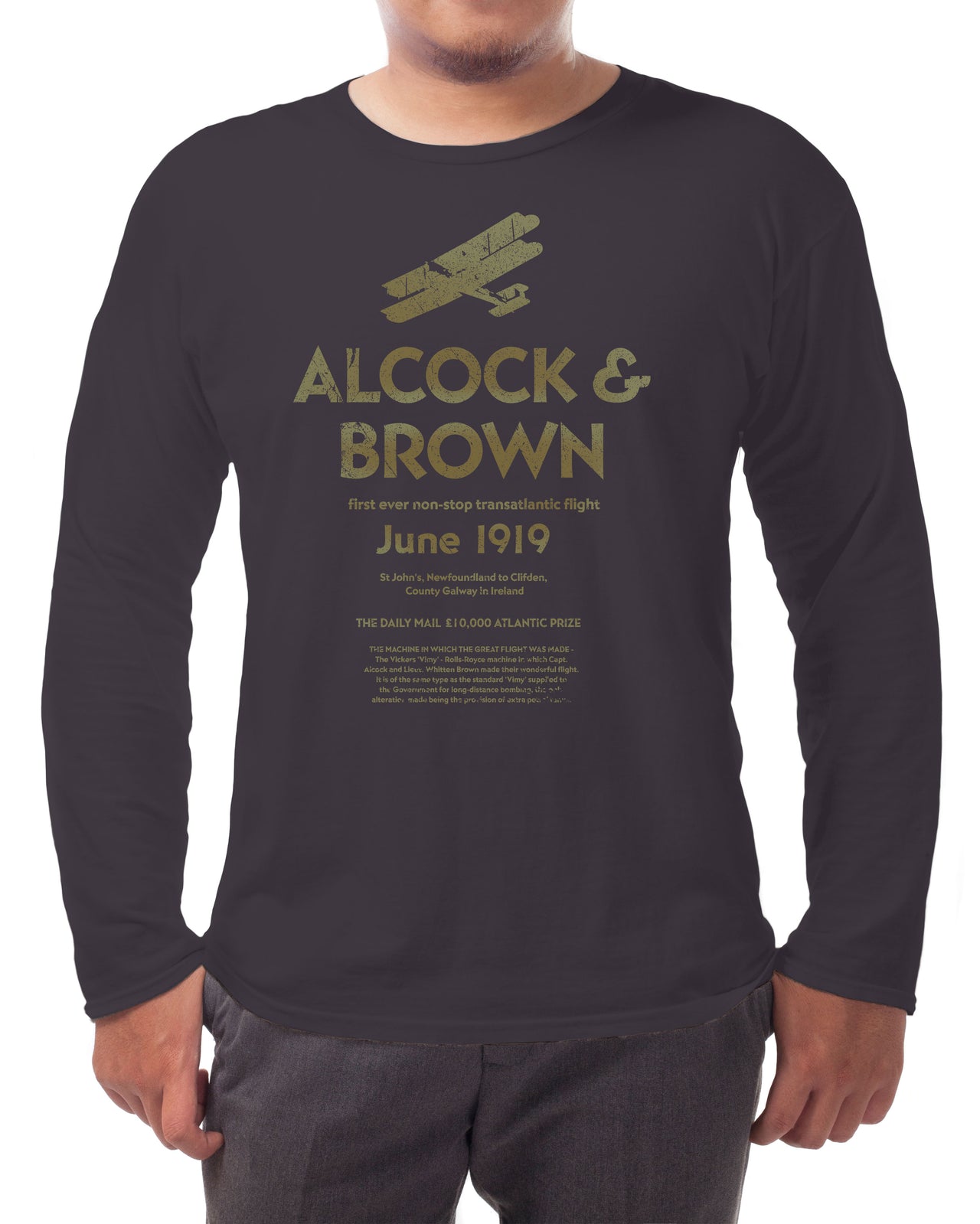 Alcock and Brown - Long-sleeve T-shirt