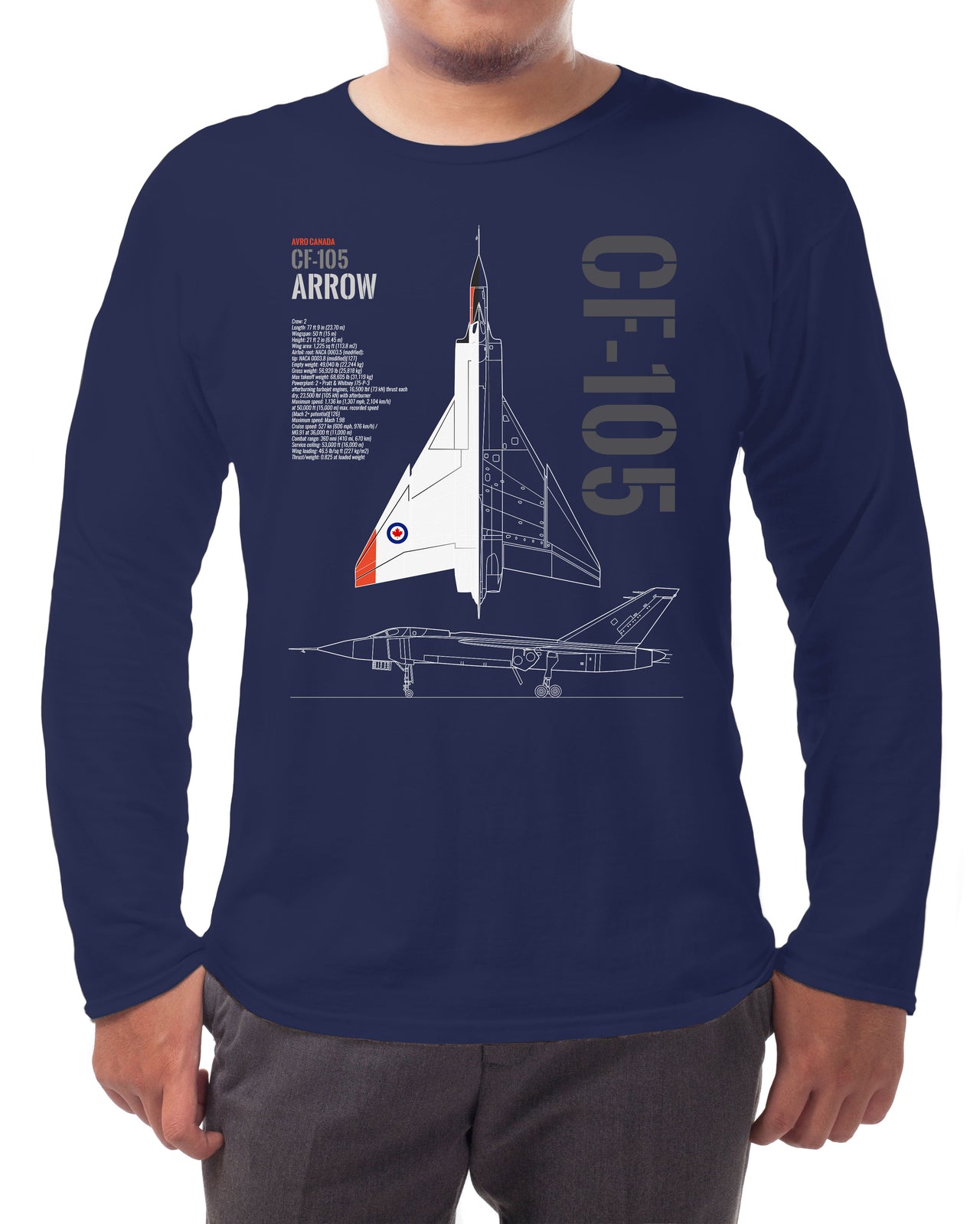 Avro Arrow - Long-sleeve T-shirt