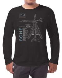Thumbnail for Rockwell B-1 Lancer - Long-sleeve T-shirt